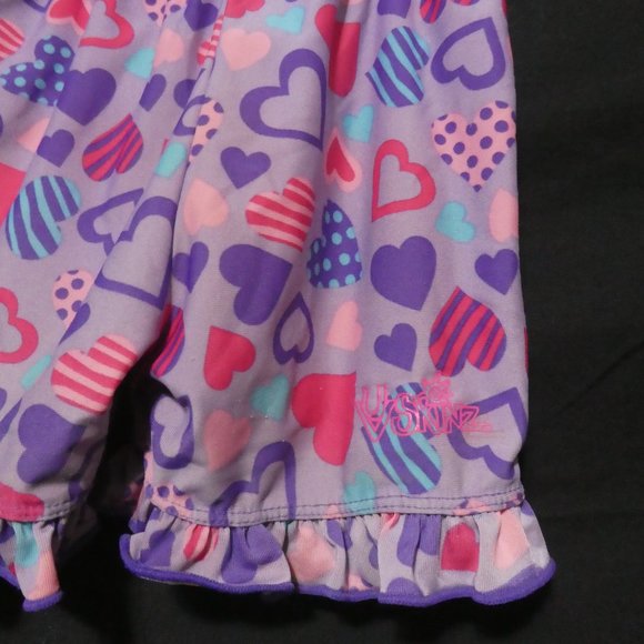 UV SKINZ | 3T | Heart Print Lilac Swim Shorts - Picture 8 of 8